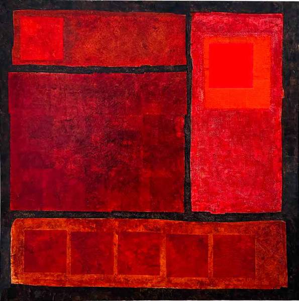 Liseron — « Le bout de fenêtre », 100x100 cm