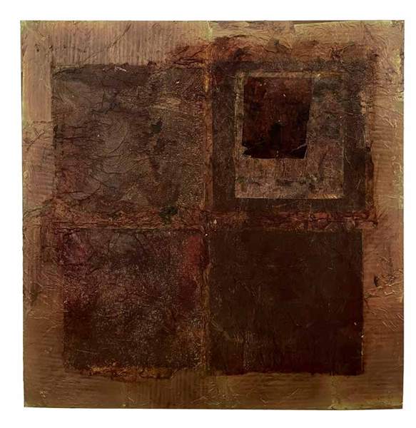 Liseron — « Par la fenêtre », 49x49 cm