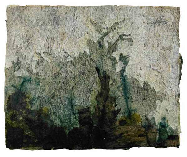 Liseron — « Brume du petit matin ou de nuit », 36x29 cm