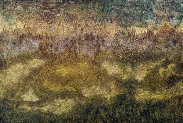 Liseron — « Scintillement d’herbes », 80x53,5 cm